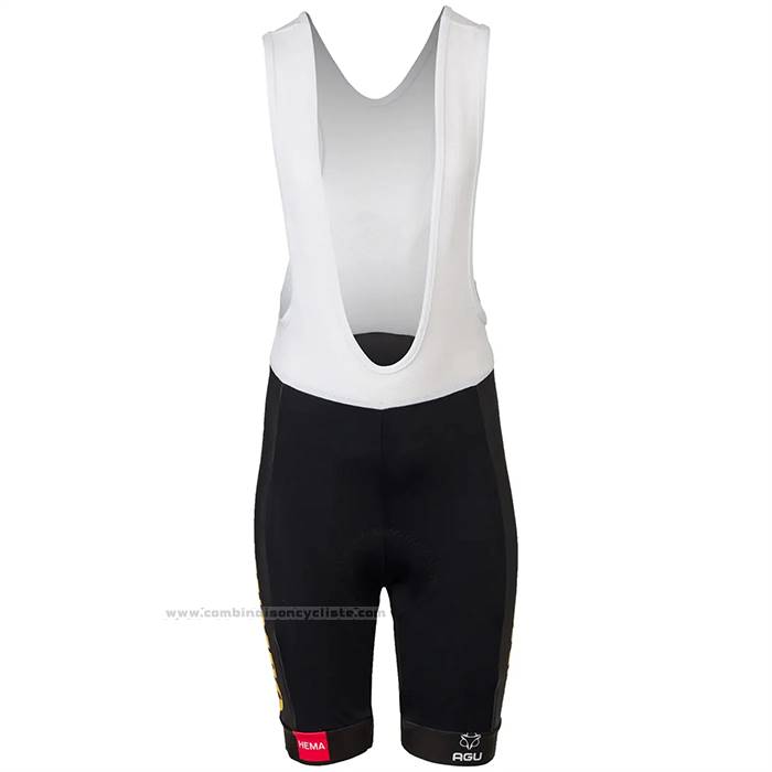 2022 Maillot Cyclisme Jumbo Visma Rouge Blanc Bleu Manches Courtes Et Cuissard